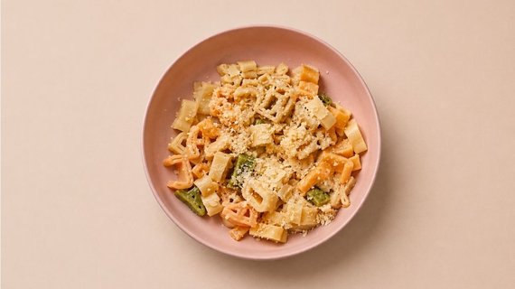 Сырные макарошки