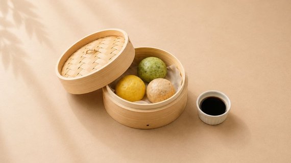 Паровые булочки (3 шт)