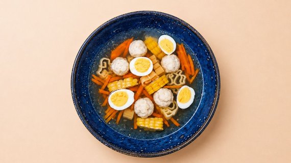 Суп с шариками силы