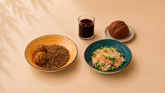 Бизнес-ланч 2 блюда